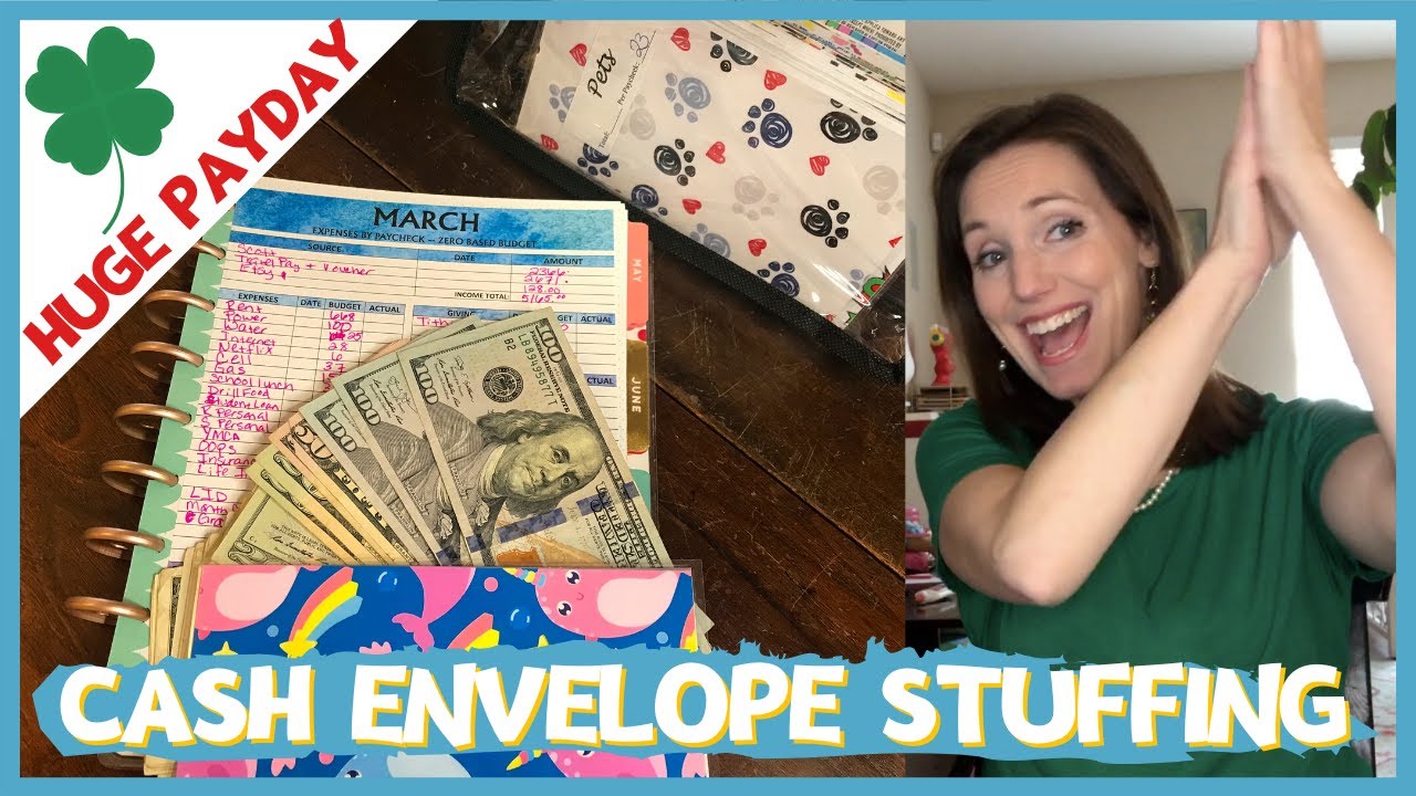 ONE INCOME HUGE PAYDAY!!! March 2020 Budget With Me & Cash Envelope Stuffing