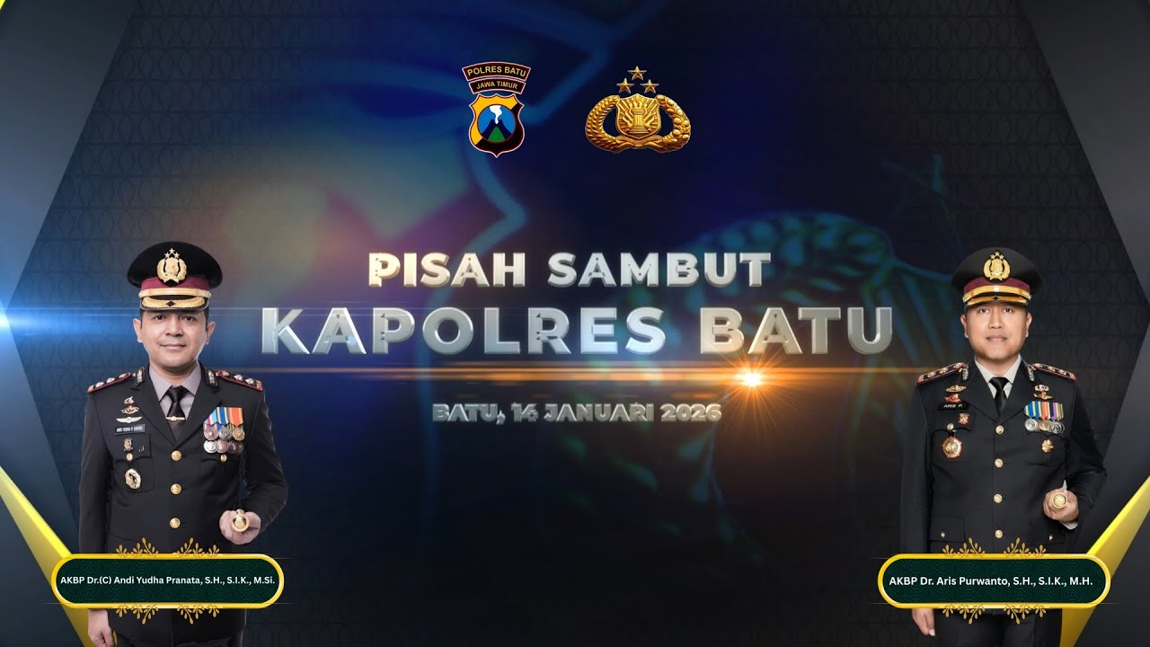 LIVE - PISAH SAMBUT KAPOLRES BATU