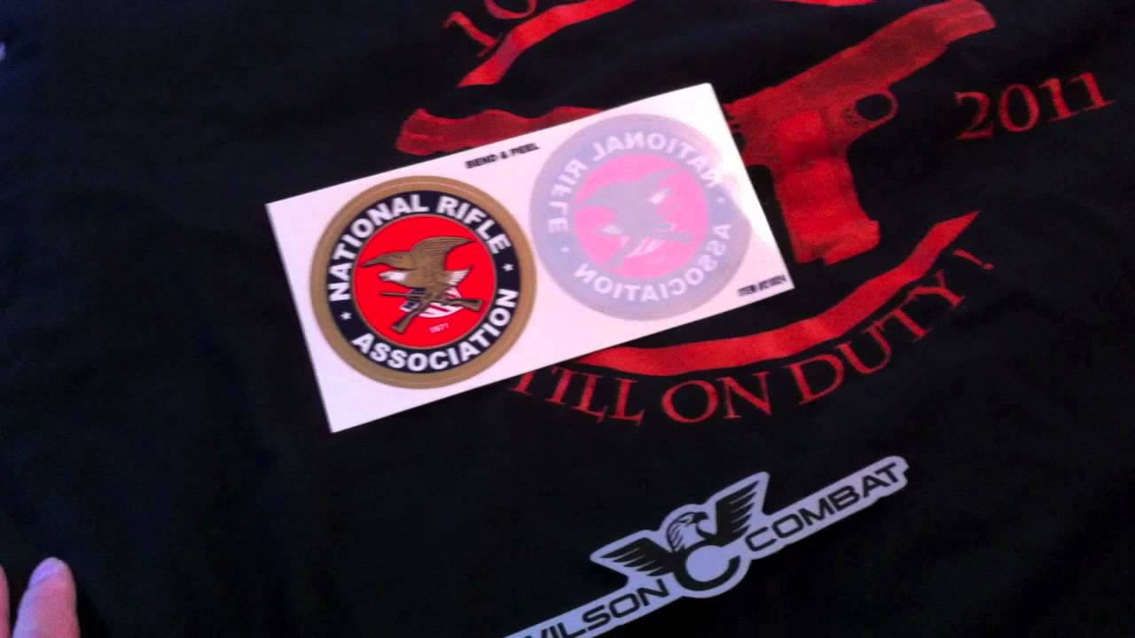 Firearm Stickers/Shirts = Bad Idea?