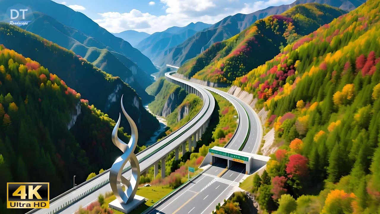 Driving to Jinggangshan 4K HDR - China's First Expressway to the Revolutionary Holy Land