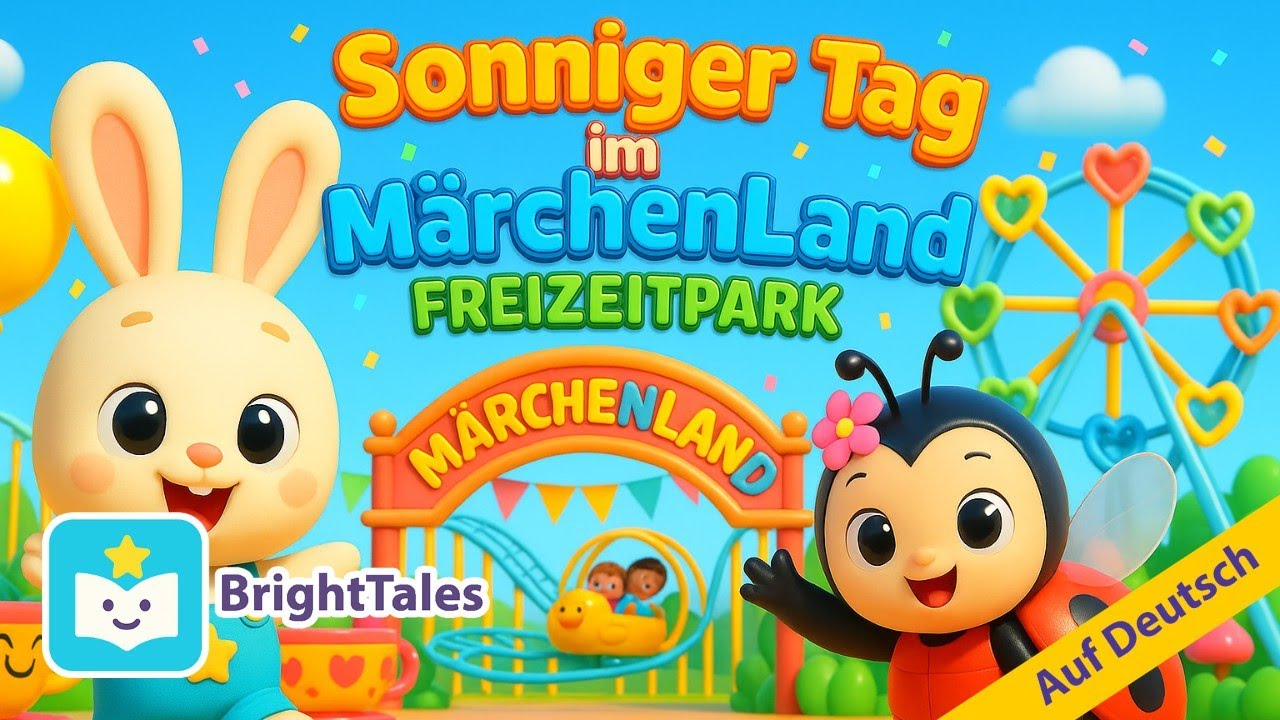 Musikspaß im Freizeitpark 🎶 Sonniger Tag Lied | by BrightTales