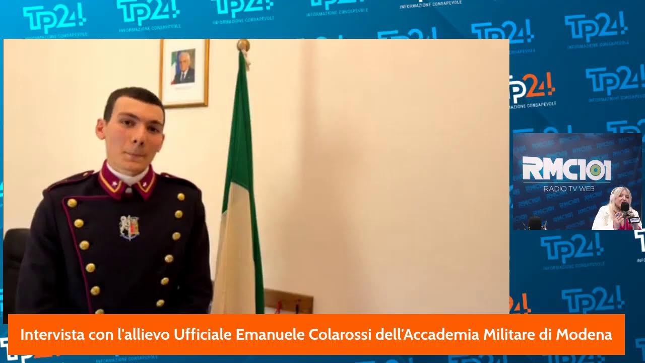 Intervista con l'allievo Ufficiale Emanuele Colarossi dell'Accademia Militare di Modena