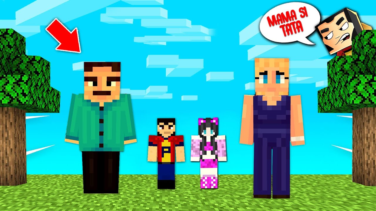 MINECRAFT PEDEPSITI de MAMA si TATA!