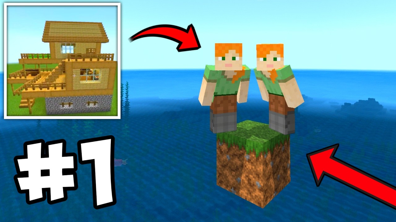 New Craft Box Game Tree Survival Walkthrough & Gameplay | Multiplayer Ocean Survival Series Part 1