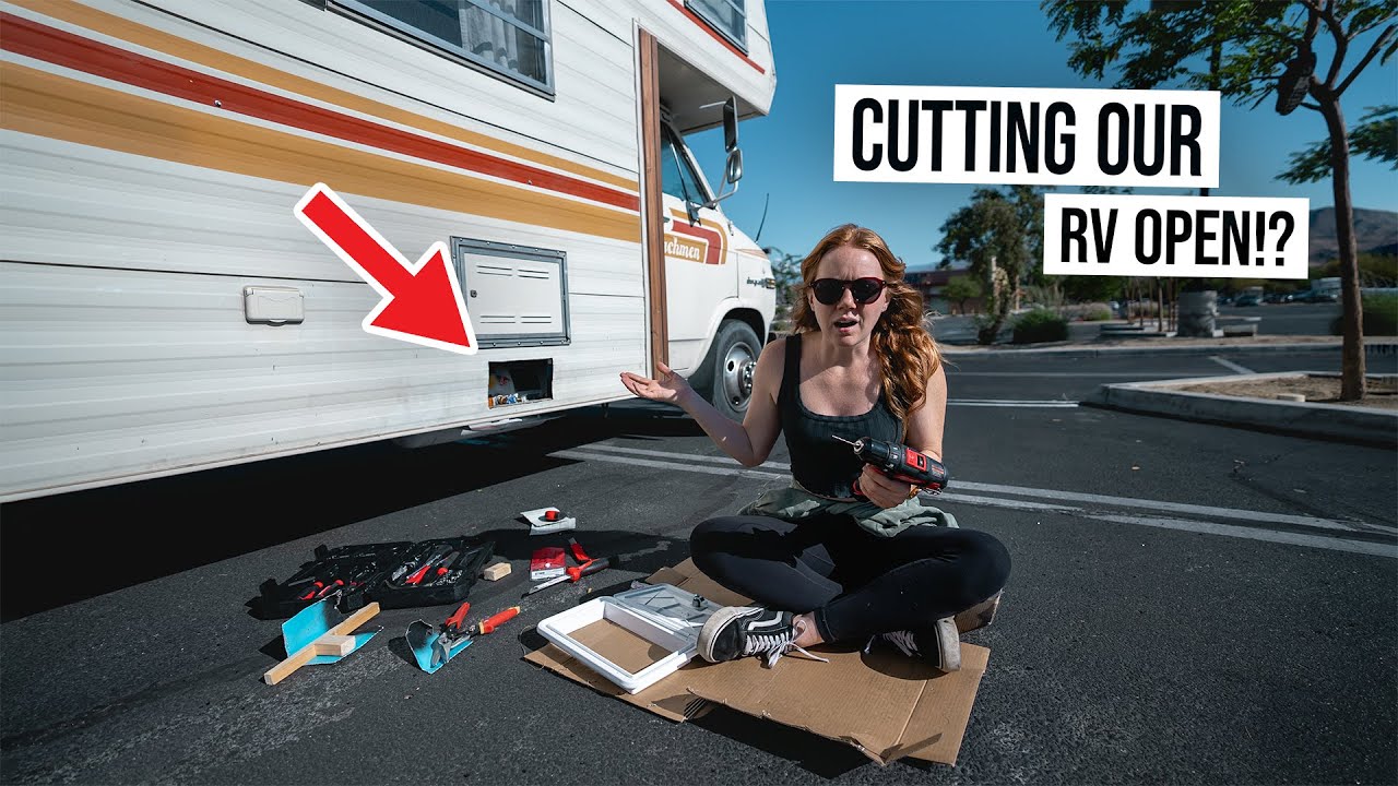 RV Renovation Nightmare… IN A PARKING LOT?? + We Found a BAD Water Leak 😭