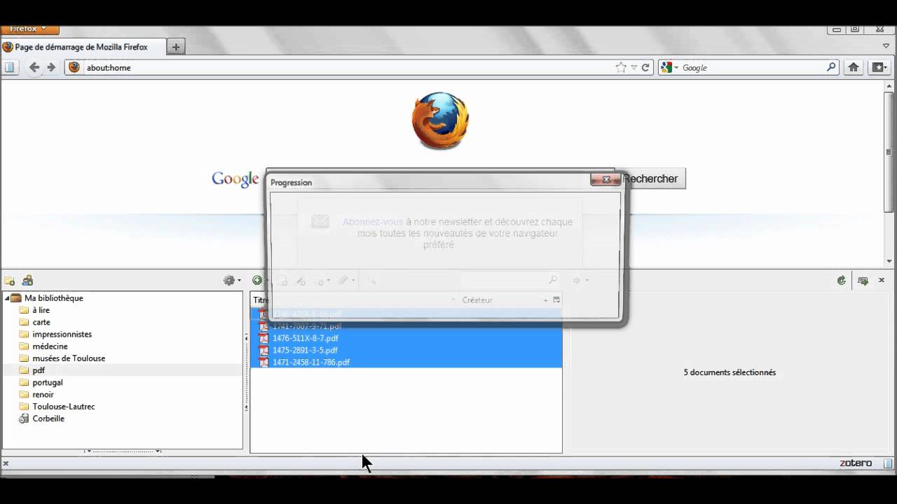 Zotero et les fichiers PDF