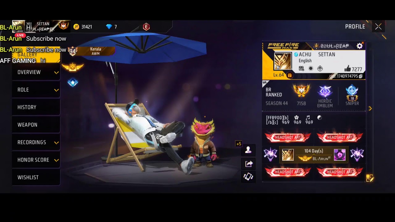 Live streaming of BL-Arun