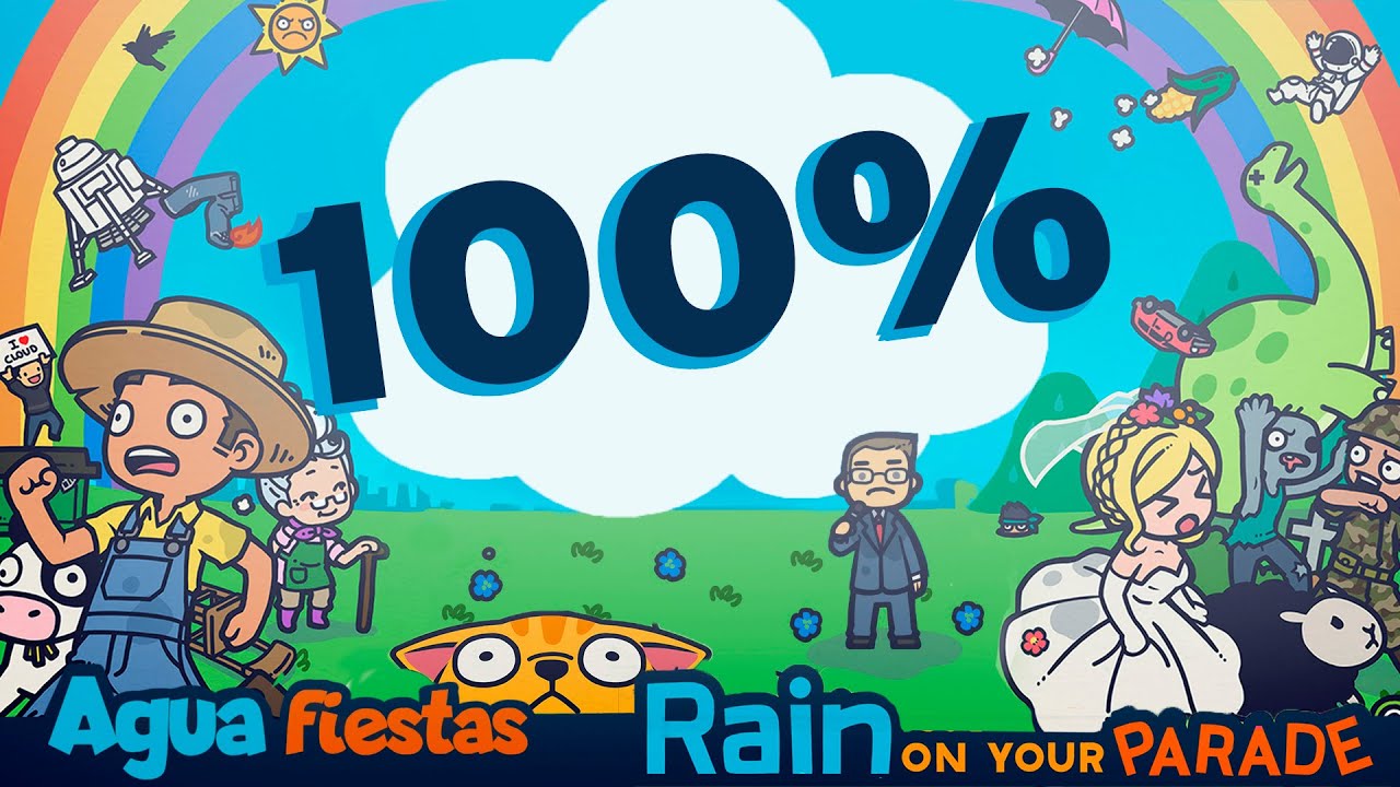 AGUAFIESTAS | RAIN ON YOUR PARADE | 100% LOGROS |TODOS LOS LOGROS | JUEGO COMPLETO