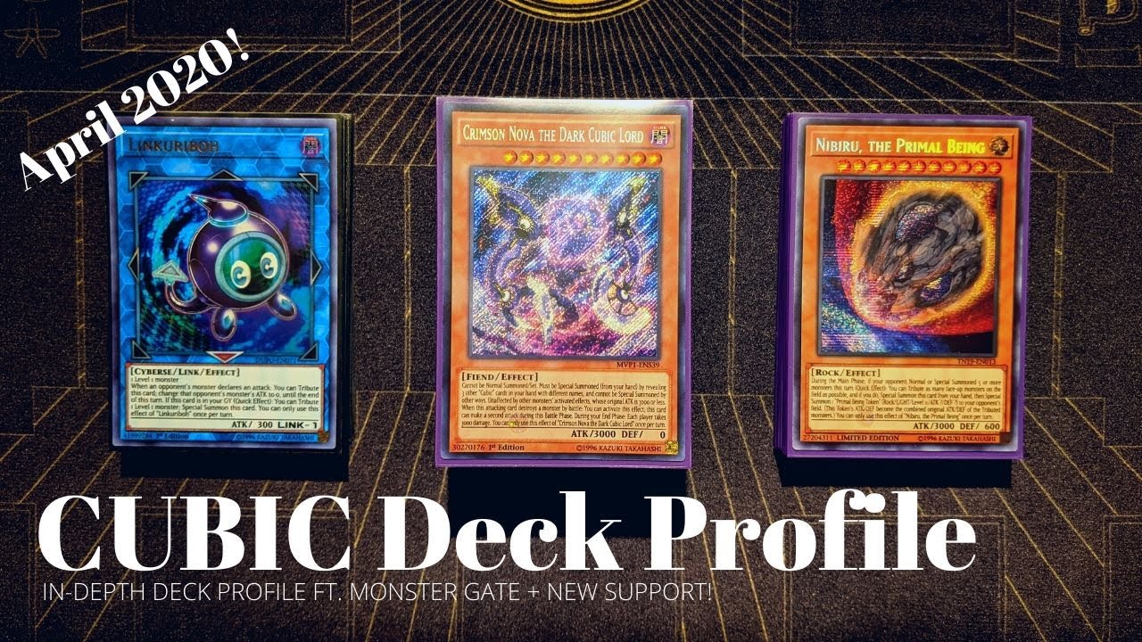 Yu-Gi-Oh *BEST* MONSTER GATE CUBIC DECK PROFILE! April 2020 New Master Rule!