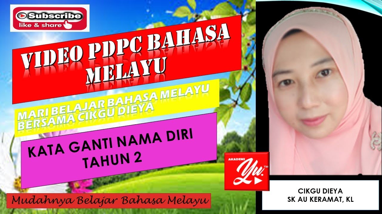 KATA GANTI NAMA DIRI