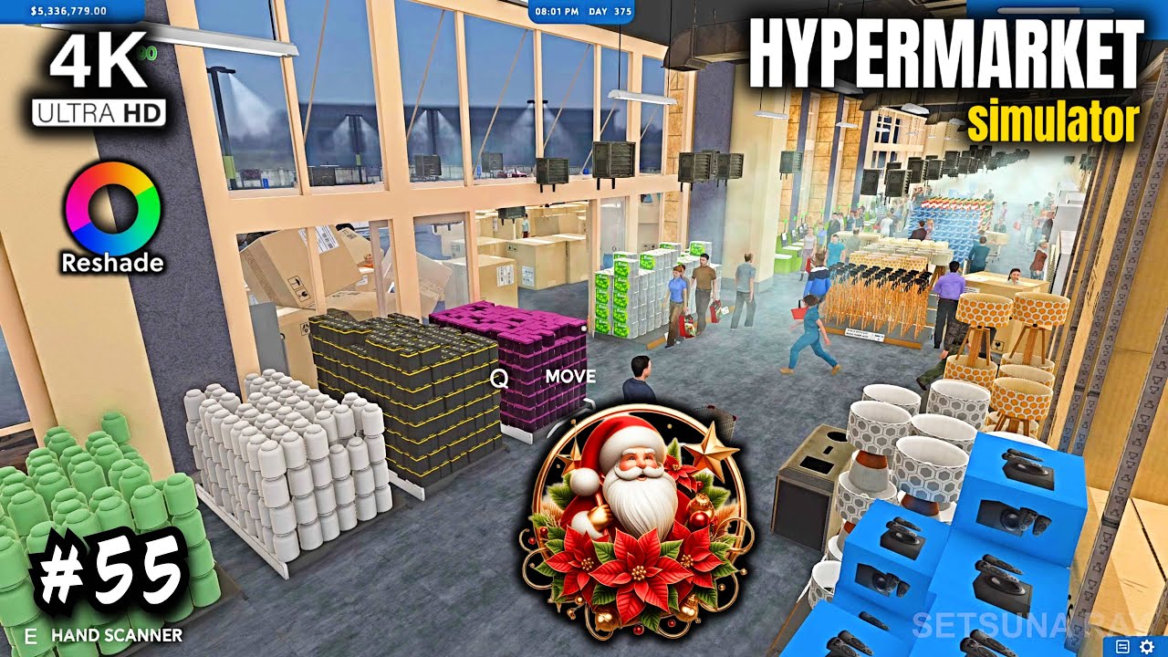 Christmas Event Update Hypermarket Simulator 4K PC Reshade #55