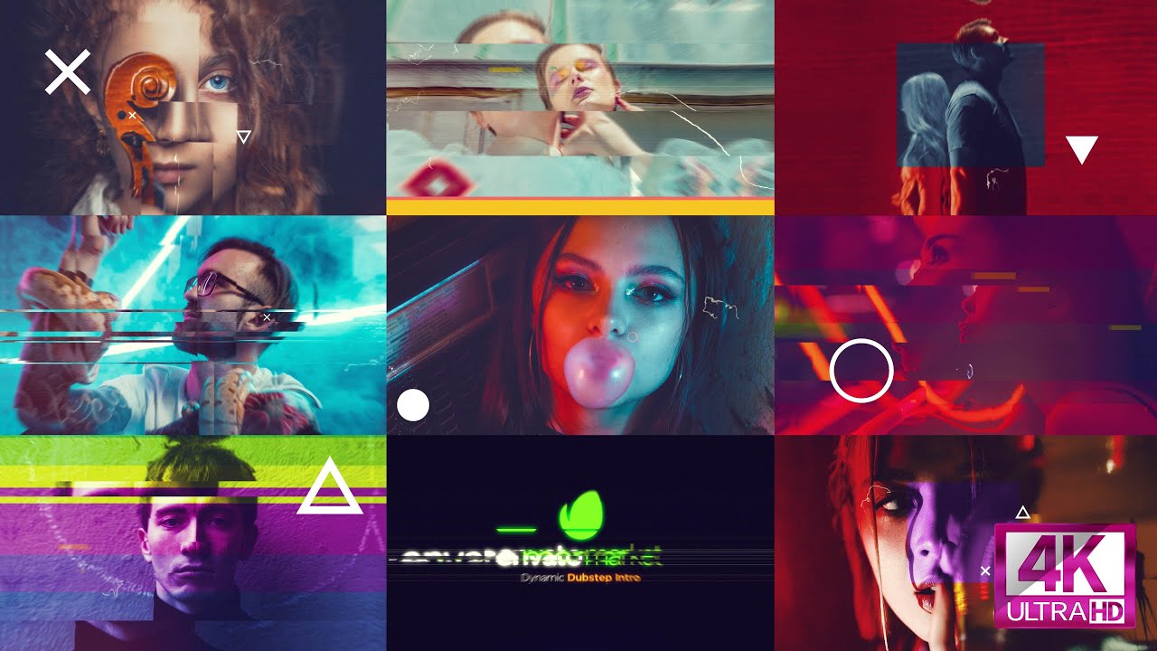 Dynamic Dubstep Intro 4K -  Adobe After Effects Template