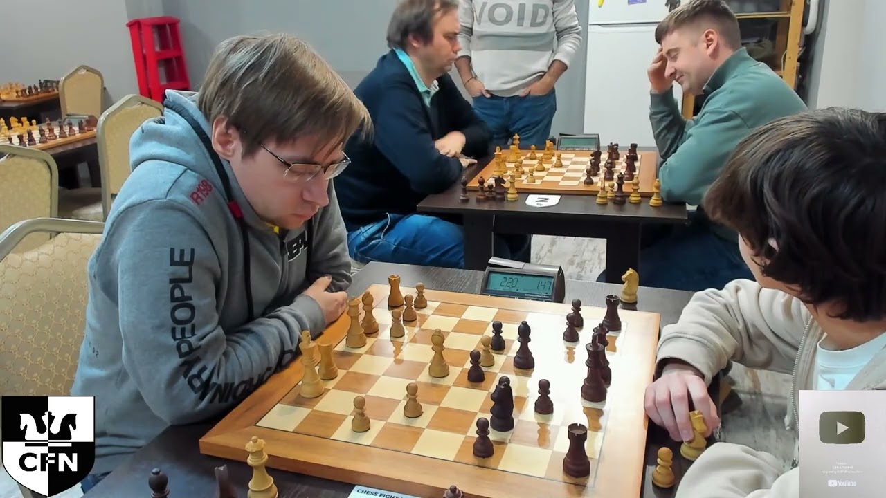 A real man's game. Smiley (1744) vs Nanoyan R. (1764) Chess Fight Night