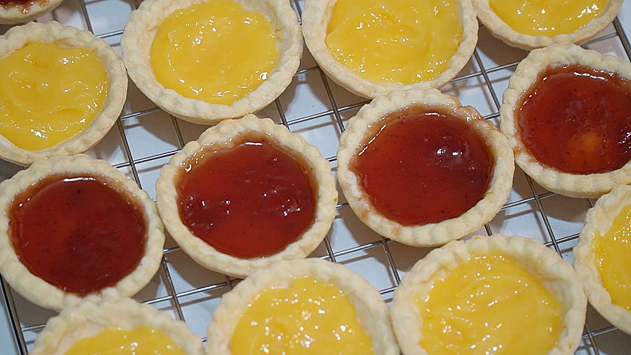 Jam & Lemon Curd Tarts