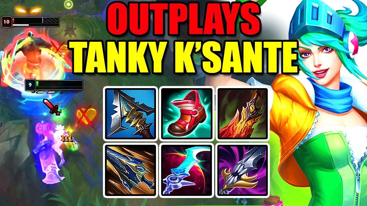 Rank 1 Riven Main WINS over a TANKY K'SANTE | Challenger High Elo – Late Game Carry