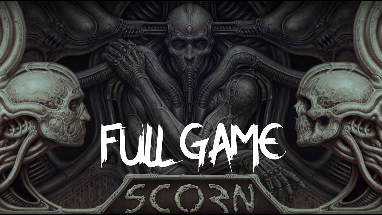 SCORN  Full GAME  4K UHD - Walkthrough -  No Commentary with Acts