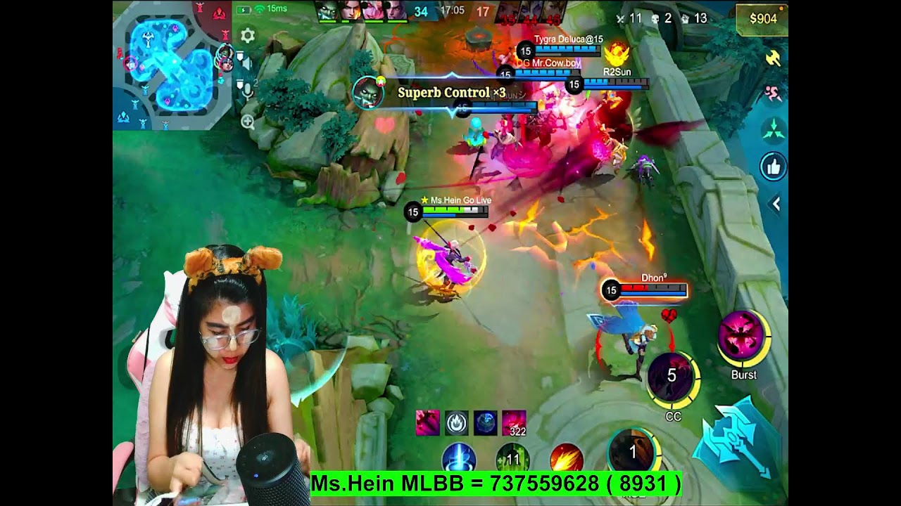 ကဲ ( 1 )ပတ် ( 2 )ရက်သာ ရှိတဲ့ မဟိန်းရဲ့”MLBB”Streamလေးးပြန်လည်ရောက်ရှိလို့လာပါဘီ..