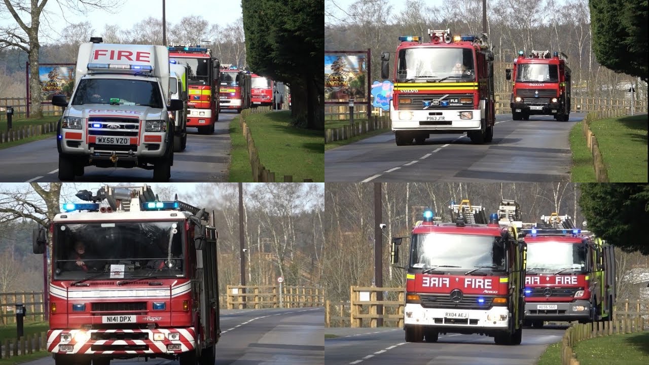 Multiple fire engines help in the aid of The Piam Brown Ward fire engine adventure