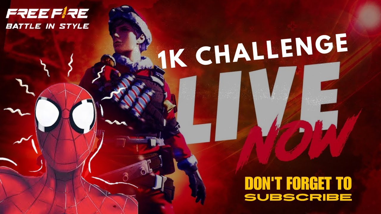 Kannada Free Fire Live 🎮 Enri Media Guild Custom War  💣 | 1K challenge 1/30