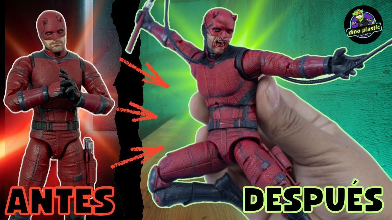 Mejora daredevil born again Marvel Legends!!!!!