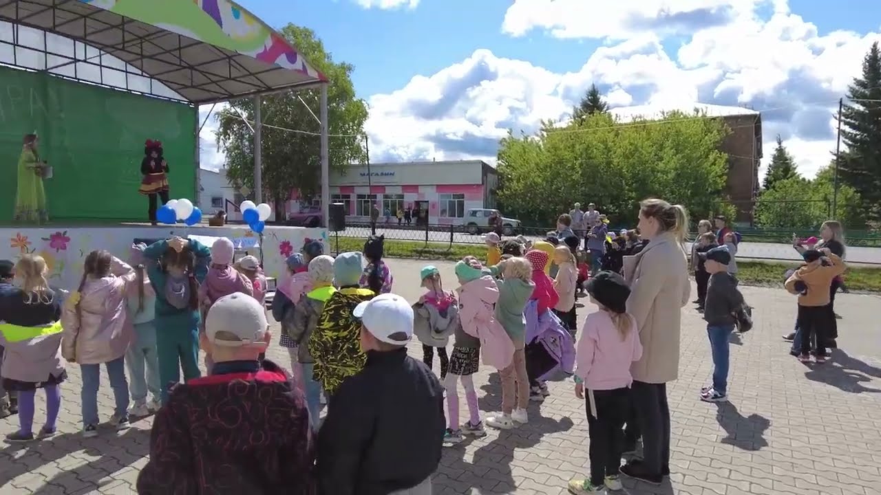 Открытие летнего оздоровительного лагеря Большеулуйской СОШ.  Квест  