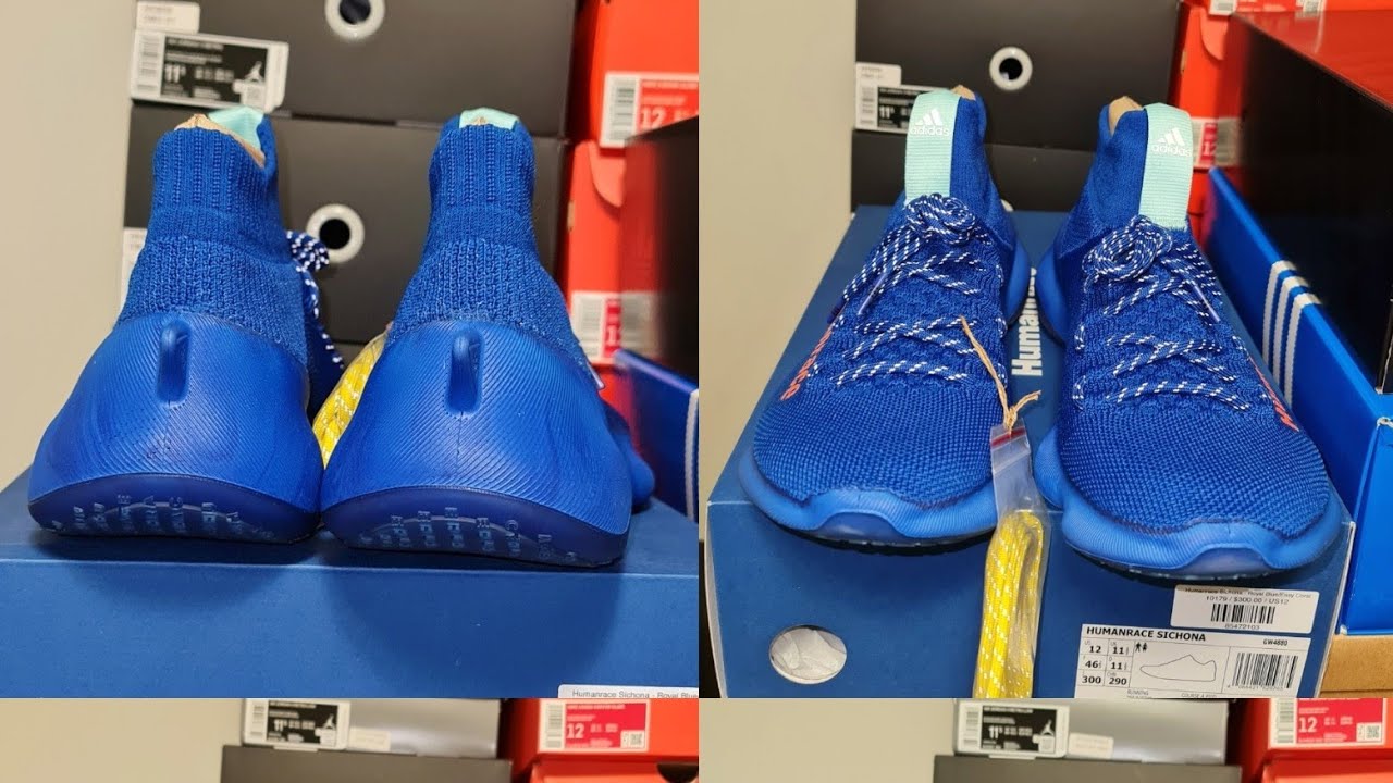 Adidas Humanrace Sichona Royal Blue closer look to Pharrell Williams New Silhouette 🔥 or