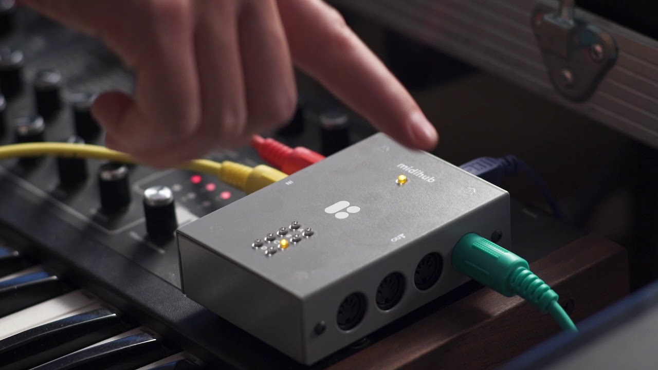 Transposing MIDI Notes with Midihub
