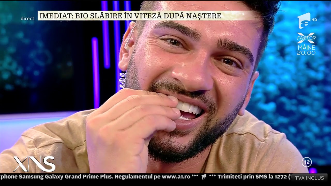 Dorian Poapa și-a scos singur un dinte, în direct!
