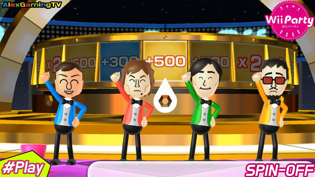 Wii Party - Spin-off (Gameplay, Master CPU, Eng sub ) Player Jade vs Pierre vs Takumi vs Akira