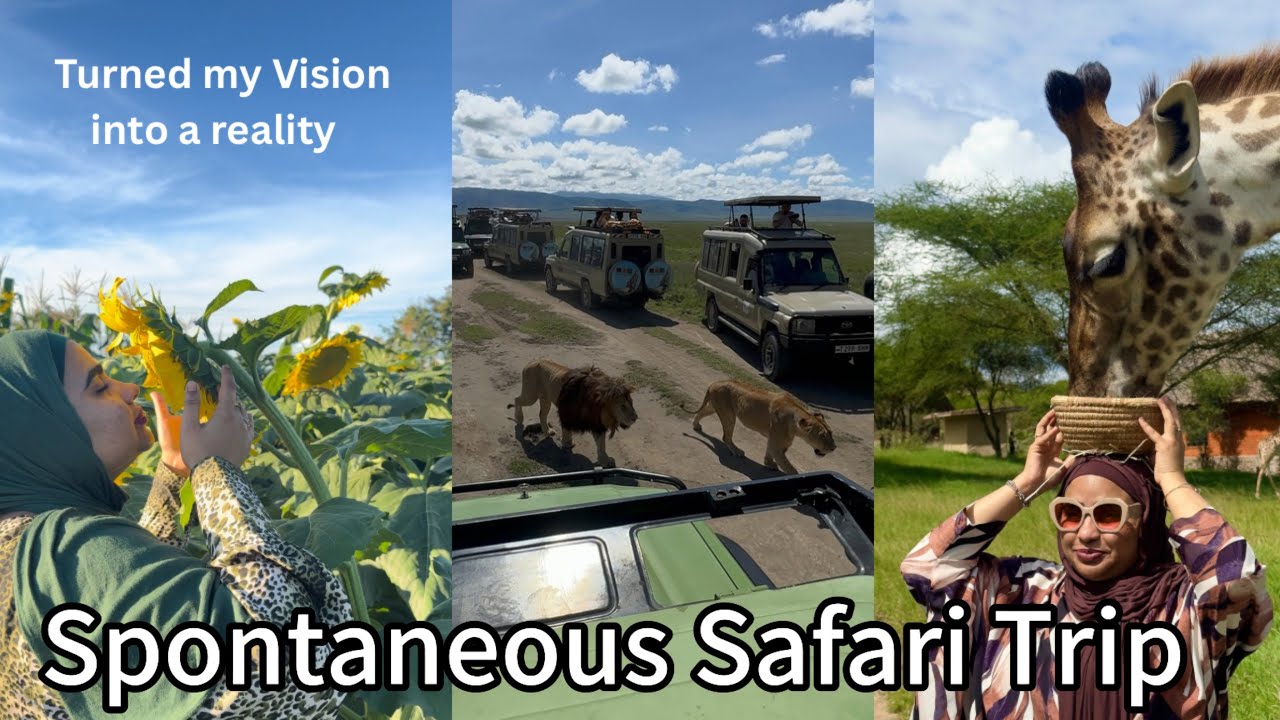 A SPONTANEOUS ADVENTURE | Ngorongoro & Lake Manyara National Park Vlog | Road trip