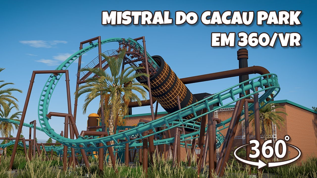 Montanha-russa MISTRAL em 360º/VR – Experiência imersiva da nova atração do CACAU PARK! - NoLimits 2