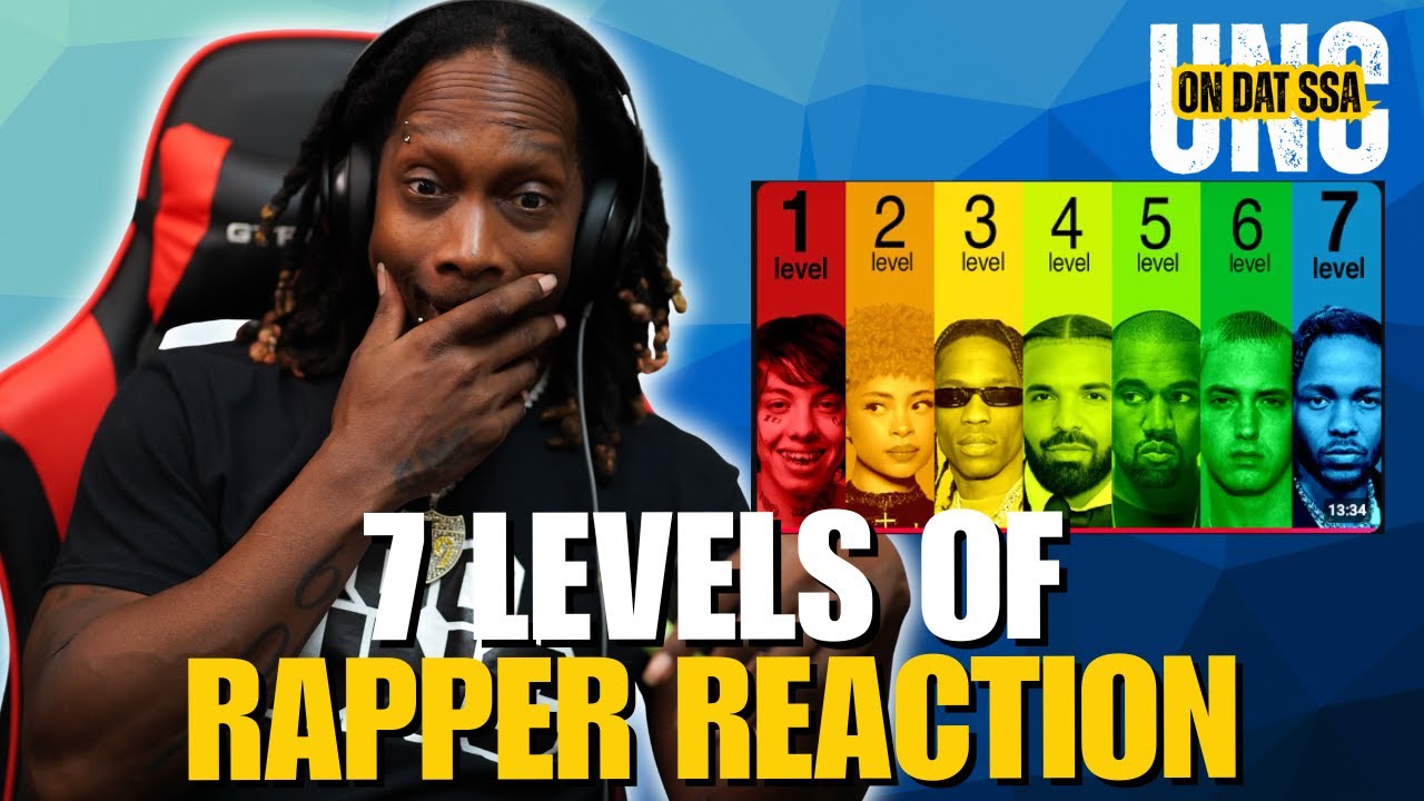 7 LEVELS OF RAPPER REACTION