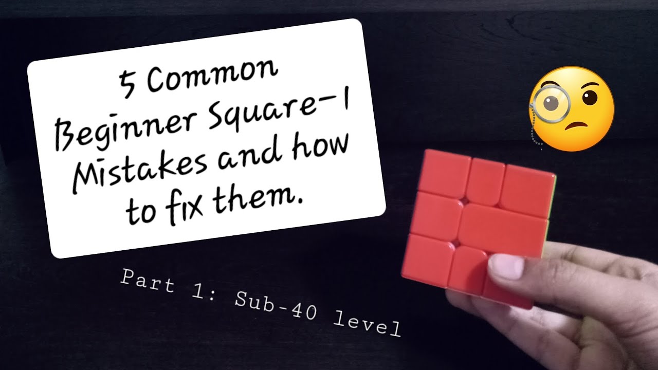 5 Begginer Sq-1 Mistakes and how to fix them! @nitrocubingofficial 