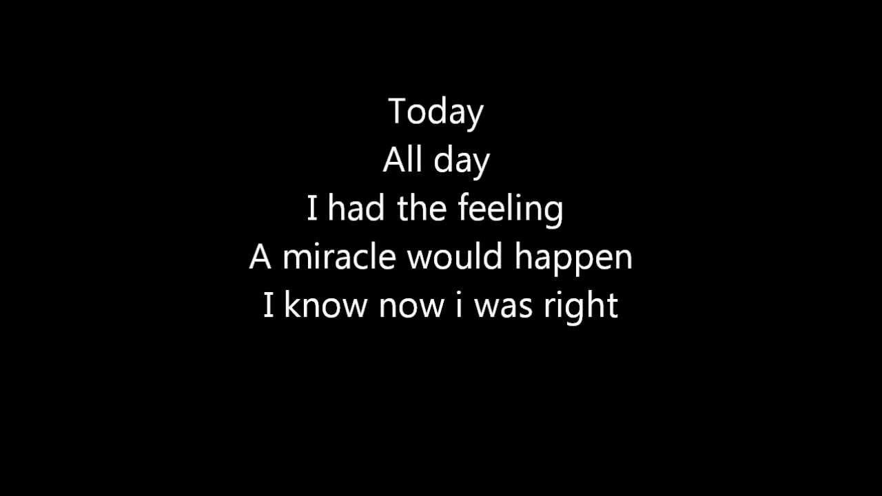 Glee - Tonight (West Side Story) - Lyrics