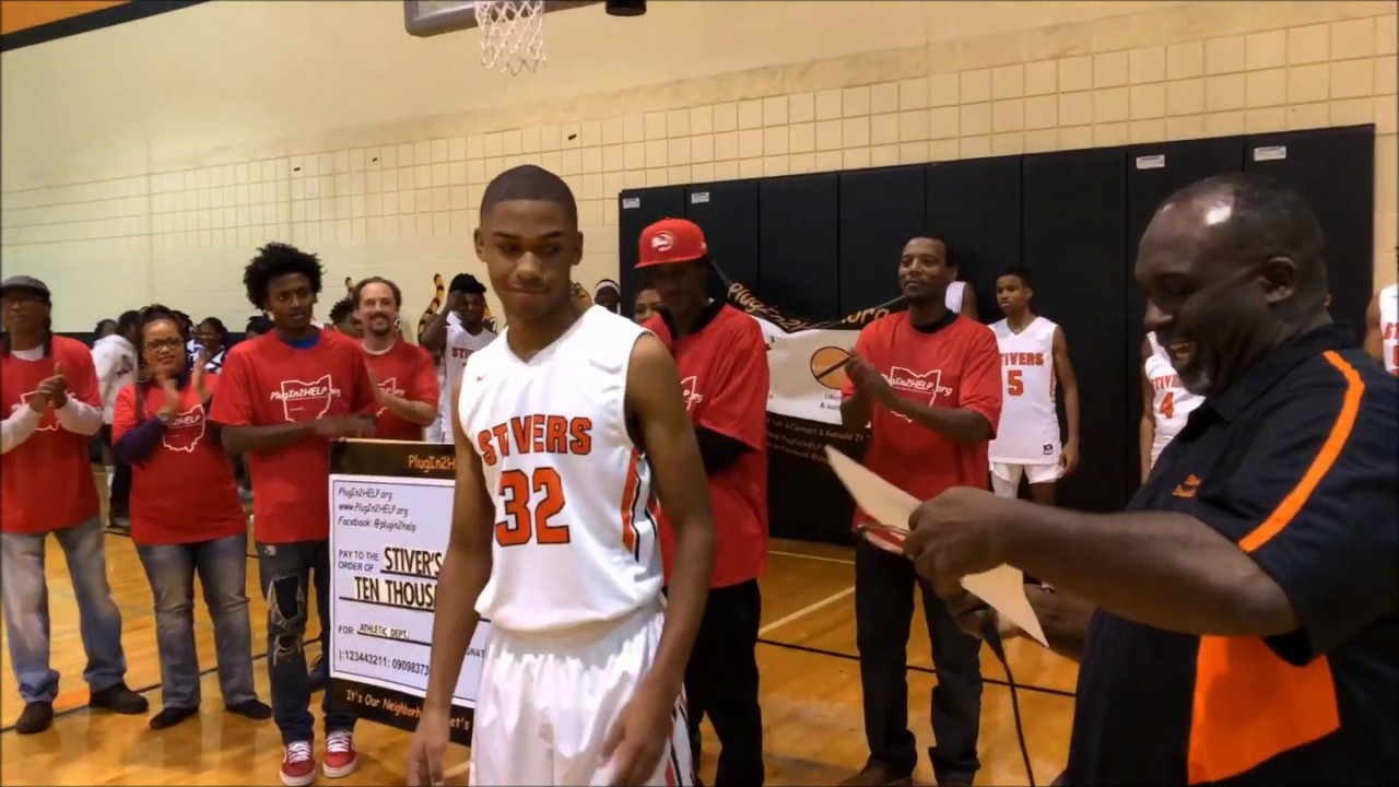 Stivers School of the Arts Received Scholarship & Basketball Program Funding from Plugin2help.org!