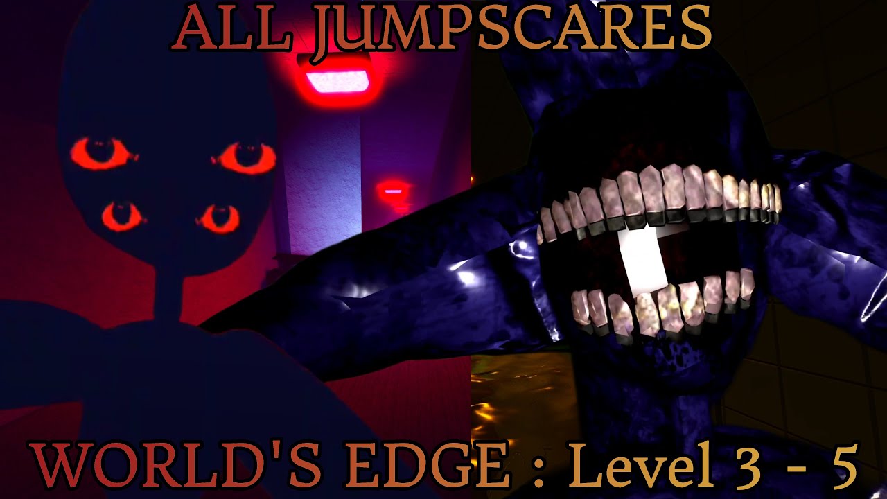 Running for your life in the backrooms.. ( World's Edge - Level 3 - 5 + Jumpscares )