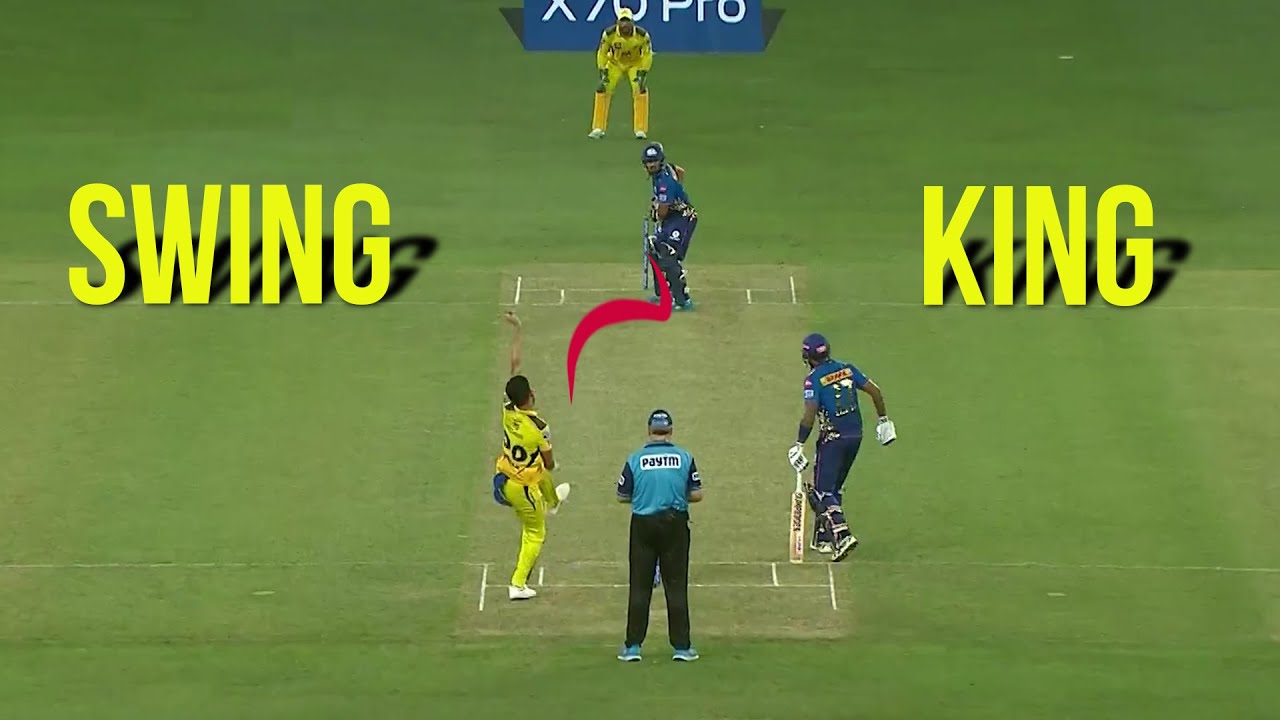 SWING KING Deepak Chahar took 3 important wickets vs MI