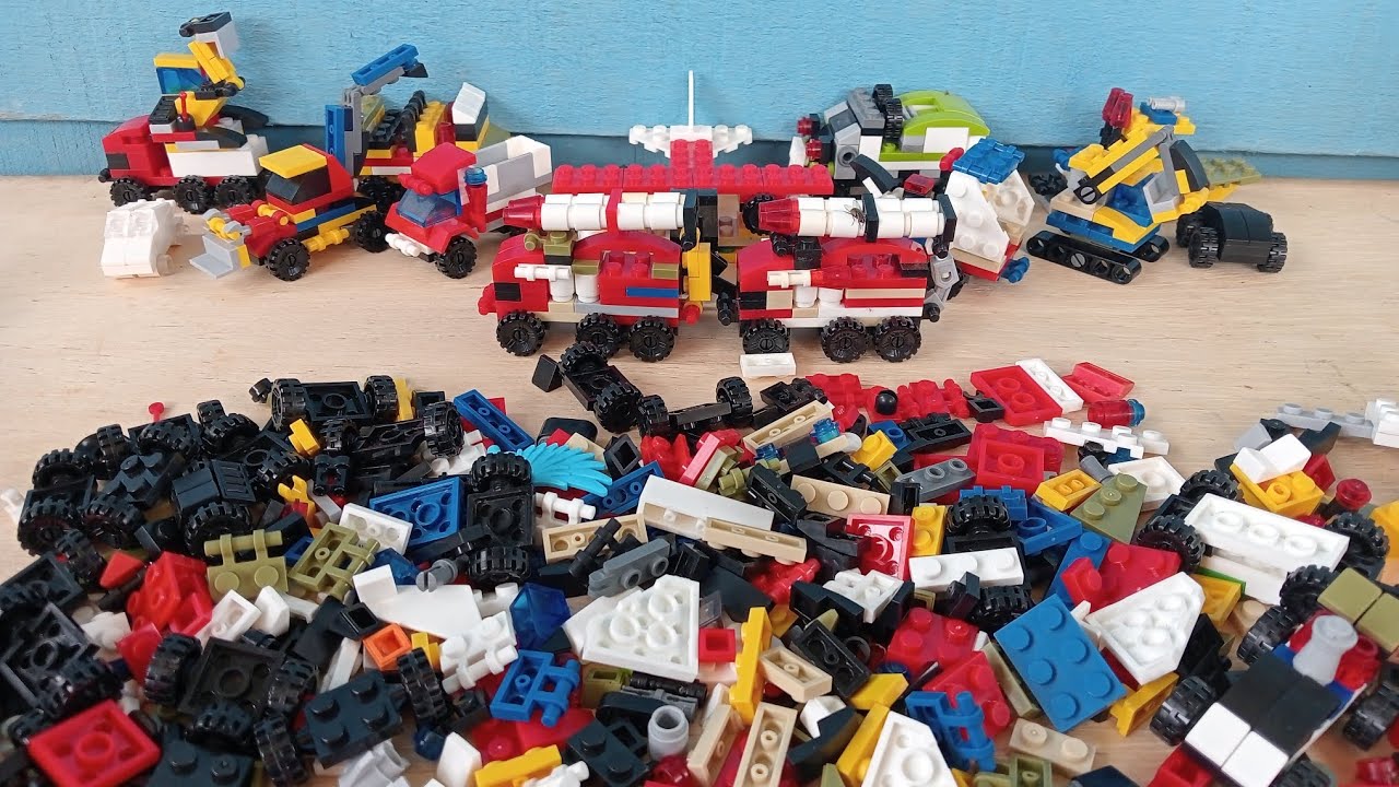 Merakit Mainan Lego Truk Rudal Balistik | Lego Bricks diy #112