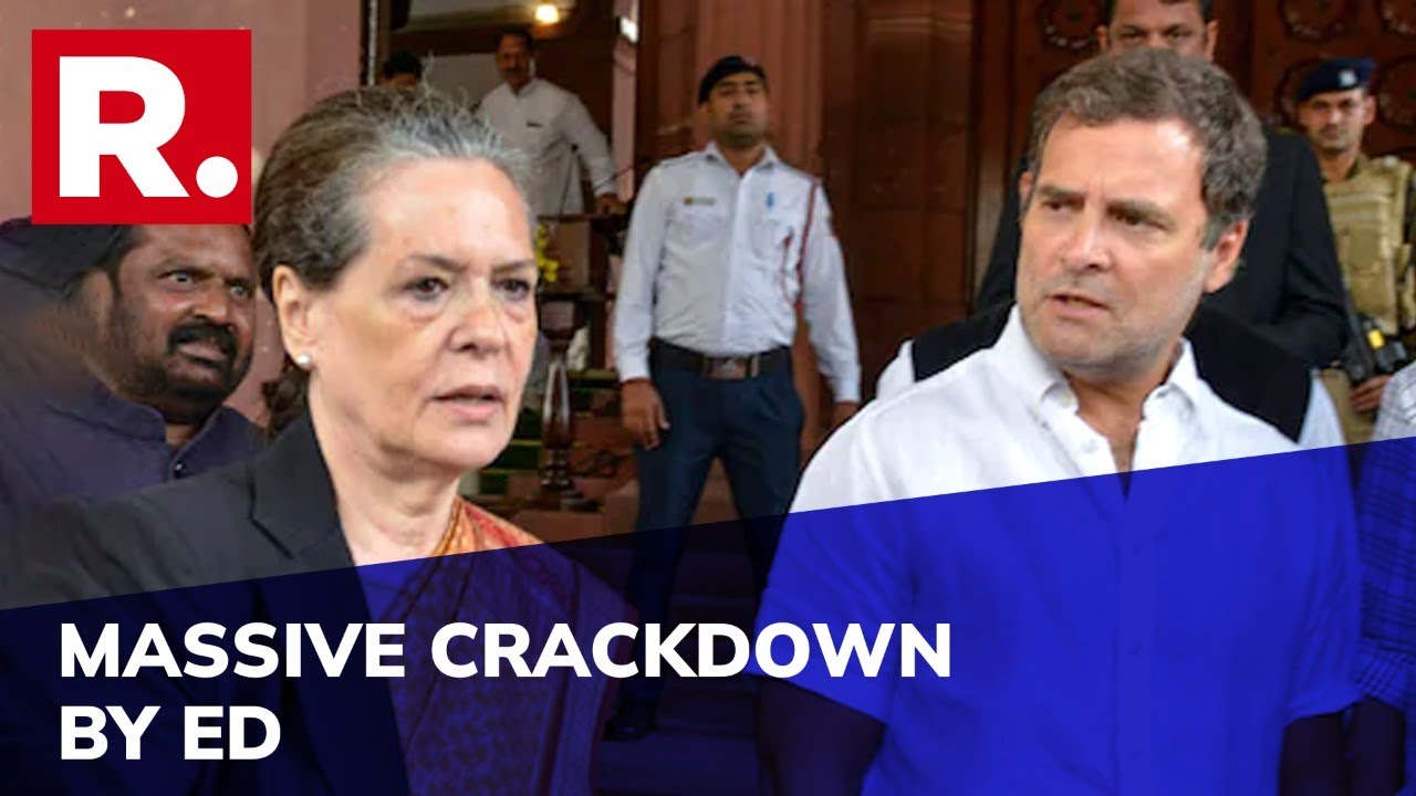 ED Raids Delhi's National Herald House After Grilling Sonia And Rahul Gandhi