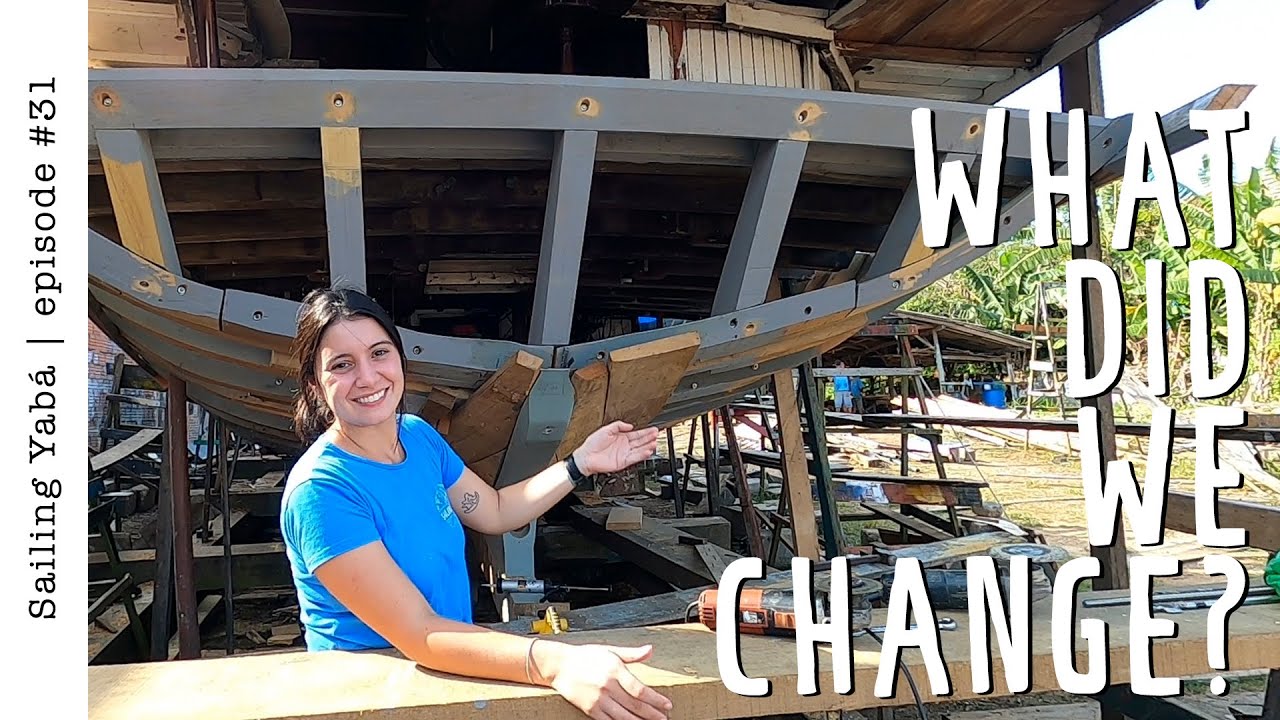 Wooden schooner rebuild: TRANSOM! — Sailing Yabá #31