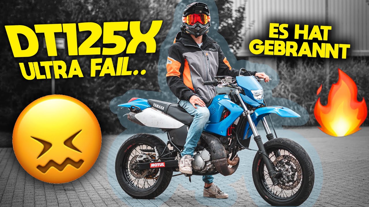YAMAHA DT125 Kabelbaum brennt