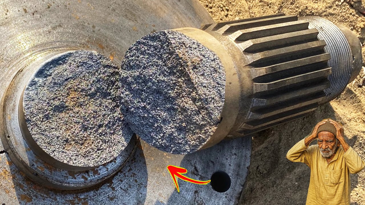 Massive tractor Axle Broken – How I Fixed It Step by Step