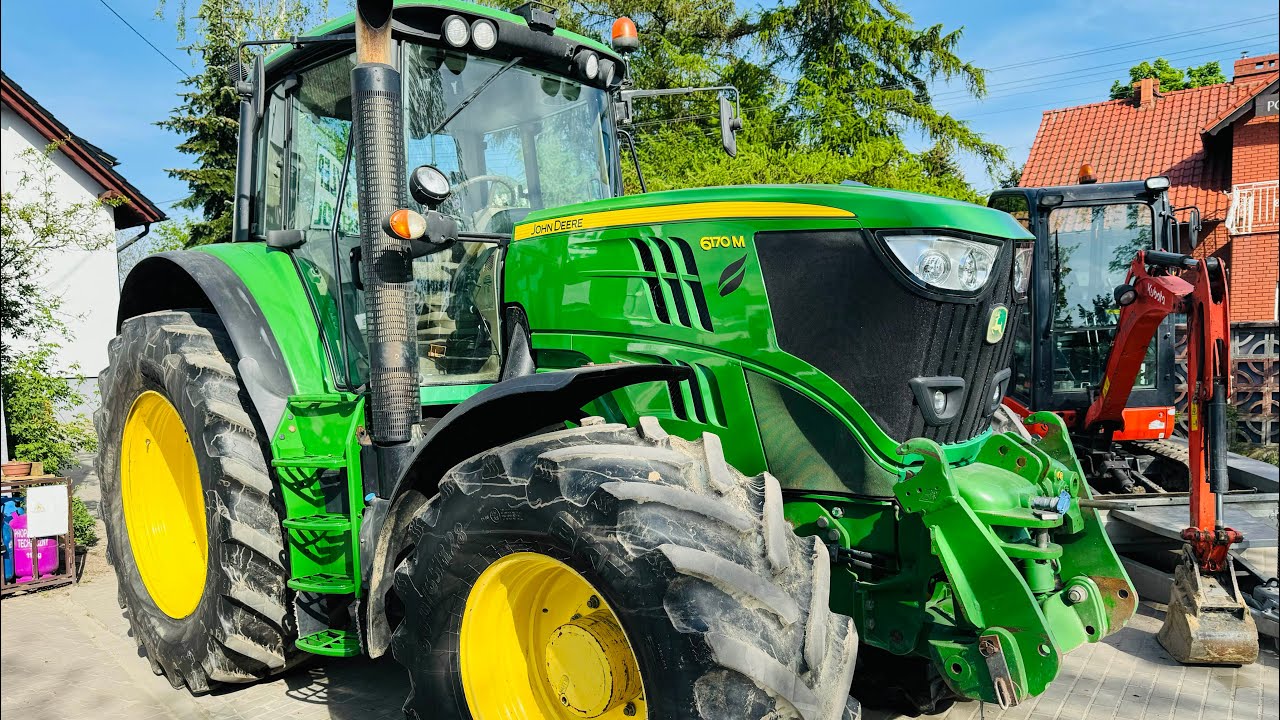 John Deere 6170M, 170KM, 2015 rok, PNEUMATYKA, prezentacja/review/for sale *PESTROL*
