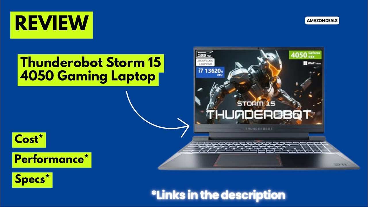 Обзор Thunderobot Storm 15 4050 (2025) | Игровой ноутбук с процессором Intel i7-13620H и видеокар...