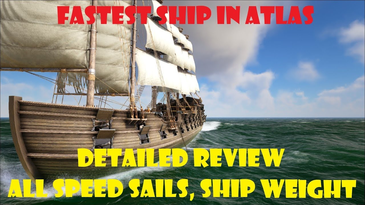 ATLAS - Speed Sails, Ship Weight, and Ship Speed - Comprehensive Review