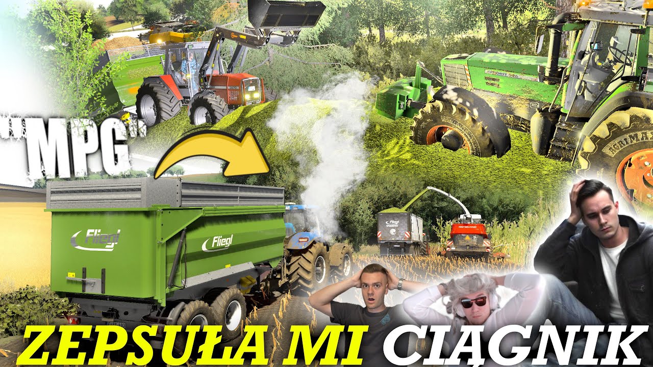 AKCJA KUKURYDZA 😍 JANINA ZNÓW POPSUŁA CIĄGNIK 😭 SILOS PEŁNY AŻ PO BRZEGI 🔵 