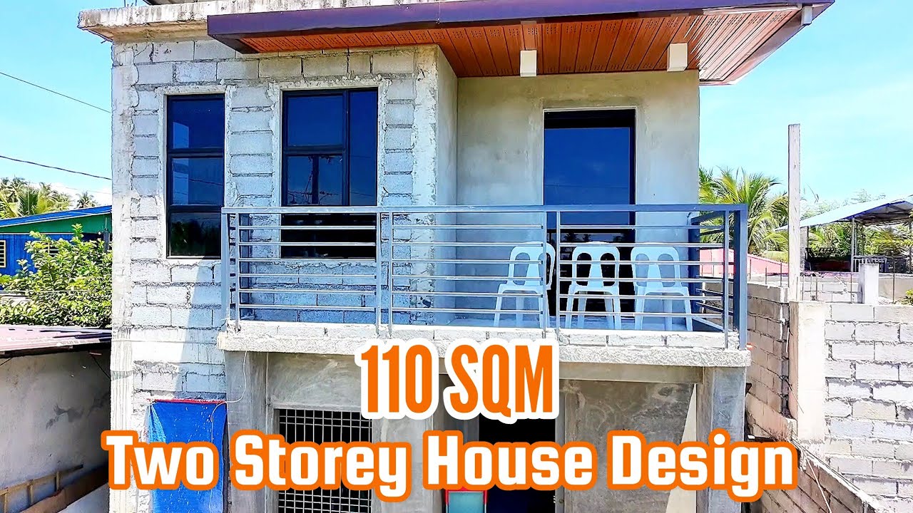110 sqm Two Storey House Design (bisaya version)
