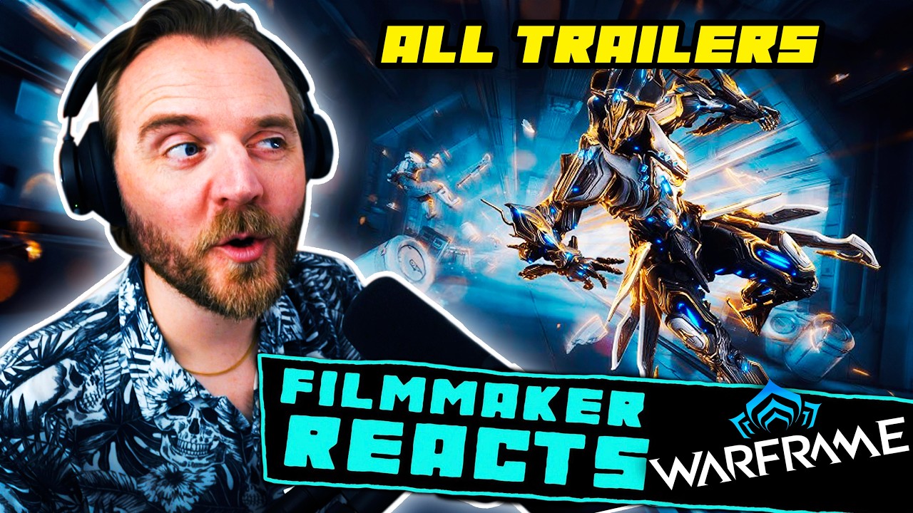 FILMMAKER REACTS: WARFRAME | [ALL PRIME TRAILERS!!]
