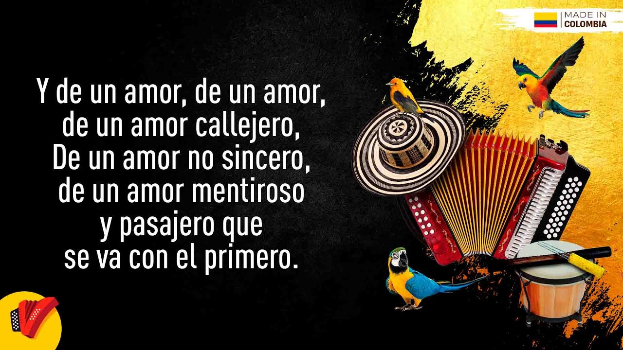 Fui Testigo, Los Diablitos, Video Letra - Sentir Vallenato