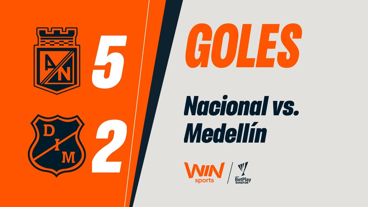 Nacional vs. Medell&iacute;n (goles) | Liga BetPlay Dimayor 2025-2 | Fecha 17